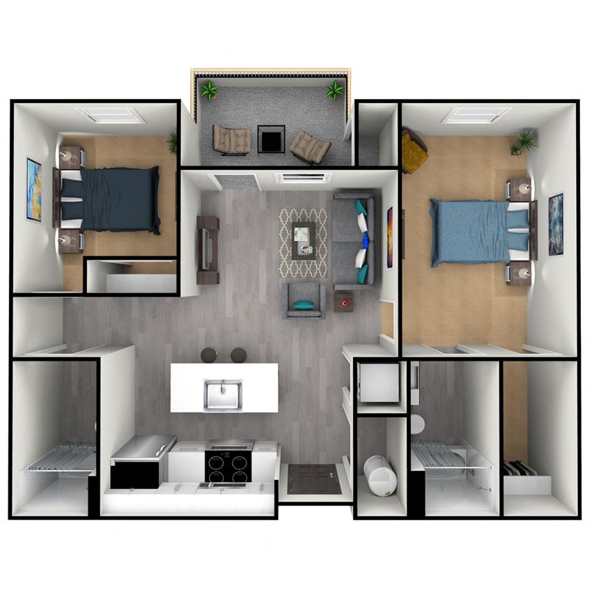 2 BEDROOM A